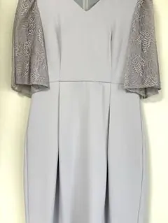 Kaene レーススリーブドレス　パープル