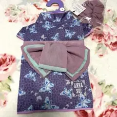 ANNA SUI アナスイ　蝶デザイン　浴衣　Lサイズ　犬服　新品