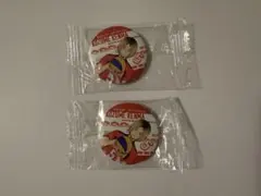 ハイキュー‼︎ 孤爪研磨　くら寿司　びっくらポン缶バッジ2点