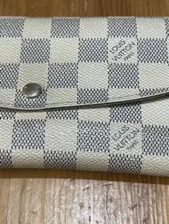 美品LOUIS VUITTON ルイヴィトン ダミエ・アズール 長財布 正規品
