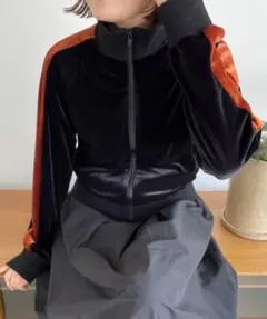 トラックジャケットベロア