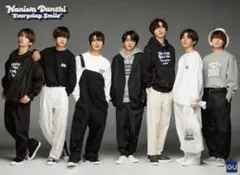 なにわ男子 GU コラボ スウェットプルオーバー Mサイズ 白