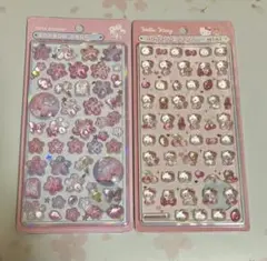 【新品正規品】ボンボンドロップシール 和柄 桜 ハローキティ　ピンク　ボンドロ