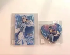紫京院ひびき プリパラ 推しちゃれくじ ハート缶バッジ アクリルカード