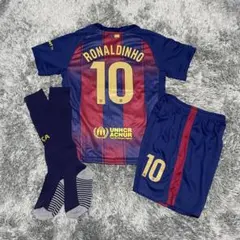 ★子供130★ ロナウジーニョ バルセロナ サッカーユニフォーム 新品　限定版
