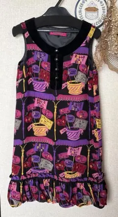 お値下げ不可♡激レア！MA＊RS ジュエル柄ワンピース お値下げ不可♡激レア！MA＊RS ジュエル柄ワンピース - メルカリ