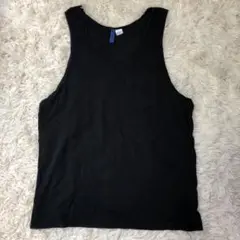 タンクトップ M ブラック　h&m