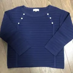 タイムセール‼️エポカネイビーニット