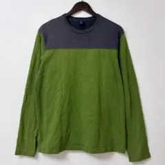 GAP ギャップ バイカラー 長袖カットソー 綿100% メンズSのサムネイル