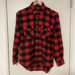 Virgin Voyage レッドブラックチェックネルシャツ Lサイズ