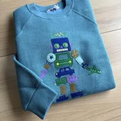 d*7様 【タグ付き】　familiar ファミリア　ロボット ニット トレーナ