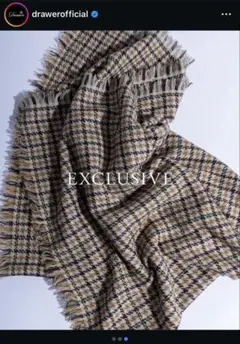 Drawer別注douce gloire x Drawer ストール　未使用