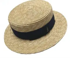 極美品】Borsalino ボルサリーノ カンカン帽 ストローハット 59 - メルカリ