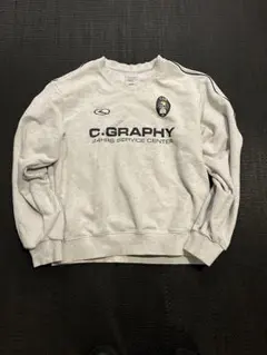 C.GRAPHY グレー 長袖スウェット Lサイズ