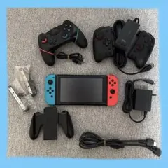 Nintendo Switch 本体＋コントローラー2個セット - メルカリ