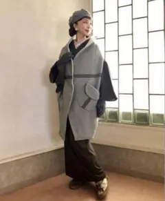 boboutic 麻綿絹毛混紡羽織　新品未使用タグ付　イタリア製 boboutic 麻綿絹毛混紡羽織 新品未使用タグ付 イタリア製 - メルカリ