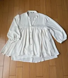 RULe シフォン 七分袖ブラウス