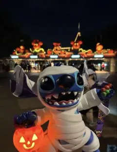 カリフォルニアディズニー【未使用品】ハロウィンポップコーンバスケット