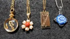 最終値下げ！可愛い ペンダント 4点 ネックレス まとめ売り#1440-5