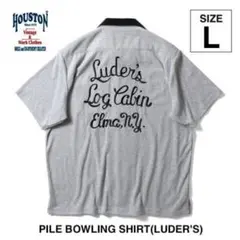 新品タグ付＊41323 HOUSTON パイルボーリングシャツ LUDER'Sのサムネイル