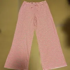 H&M DIVIDED ボーダー柄 ルームウェア パンツ Sサイズのサムネイル