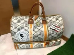 【ほぼ未使用】MARK & LONA ボストンバッグ ゴールド MARK & LONA（マークアンドロナ）の「What Not Large Boston