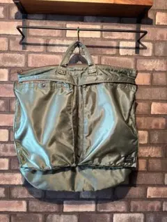 良品 PORTER タンカー ヘルメットバッグ グリーン L
