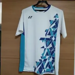 YONEX ブルー/ ホワイトシャツ JP