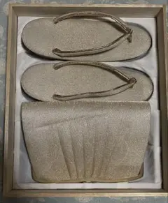草履 バッグ セット ゴールド 和装小物