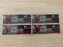 鹿島アントラーズ　ステッカー４枚