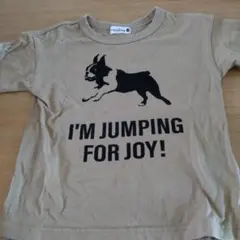 ブランジェブルドッグ柄Tシャツ100