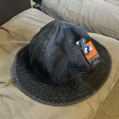 NEWHATTAN　デニムメトロハット ブラック　L/XL