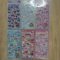 【正規品】ボンボンドロップサンリオ キャラクターシール 6枚セット