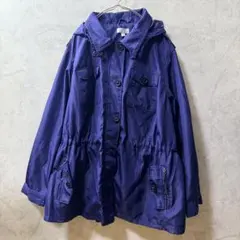 avenue 00s ユーティリティジャケット ネイビー テック XL相当 古着