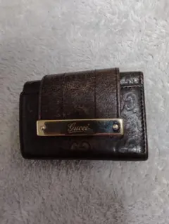 【正規店購入品】GUCCI キーケース GG柄 ブラックのサムネイル