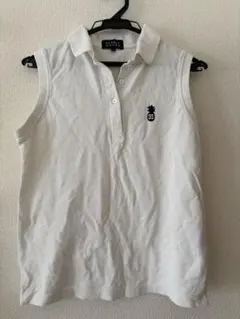 PEARLY GATES ノースリーブポロシャツ サイズ1 ホワイト