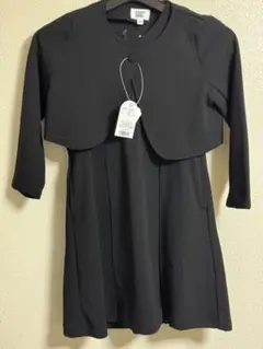 黒いワンピース ジャケット付き 新品タグ付き