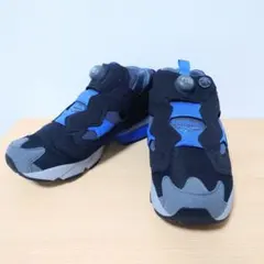 良品 Reebok Instapump Fury ブラック/グレー/ブル27.0