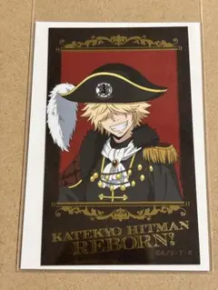 家庭教師ヒットマンREBORN！ アニカフェ 箔押しカード ベルフェゴール