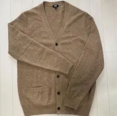 ユニクロ プレミアムラム Vネックカーディガン