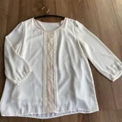 ブラウス　卒業式　入学式　Lサイズ　七分丈