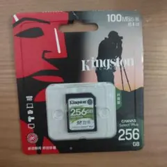 新品、未使用　Kingston Canvas Select Plus 256GB