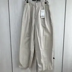 B.C STOCK Simplicite カーブパンツ ワイドパンツ ベージュ