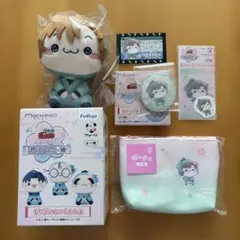 フリューくじ　忍たま乱太郎　ふんわり桜もちぴこ 善法寺伊作　セット