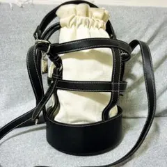 ダイアナ】格子シアー バケツ型2WAYバッグ 美品 - メルカリ