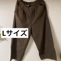 niko and.. ニコアンド　ワイドパンツ　Lサイズ　ブラウン