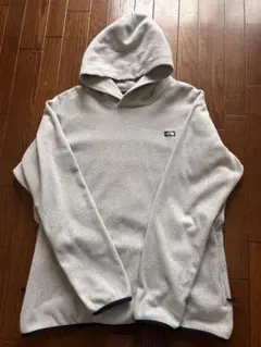 The North Face フリースパーカー ライトグレー
