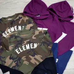 element カモフラージュ トレーナー等4枚セット　　130