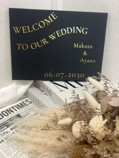 ウェルカムミラー ステッカー ウェルカムスペース 結婚式