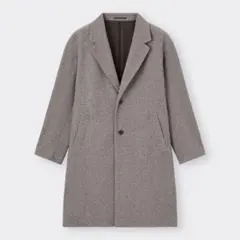 新品未使用 ニットメルトンチェスターコート GU